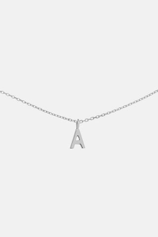 Buy Diamond Initial Necklace, 14K Solid White Gold Diamond Letter Necklace,  Minimalist Letter Necklace ,personalized Necklace, Letter M Necklace Online  in India - Etsy