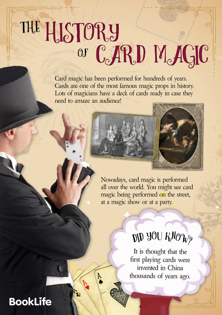 Free Card Magic Poster Booklife