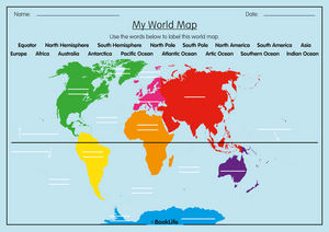 Free Activity Sheet | My World Map – BookLife