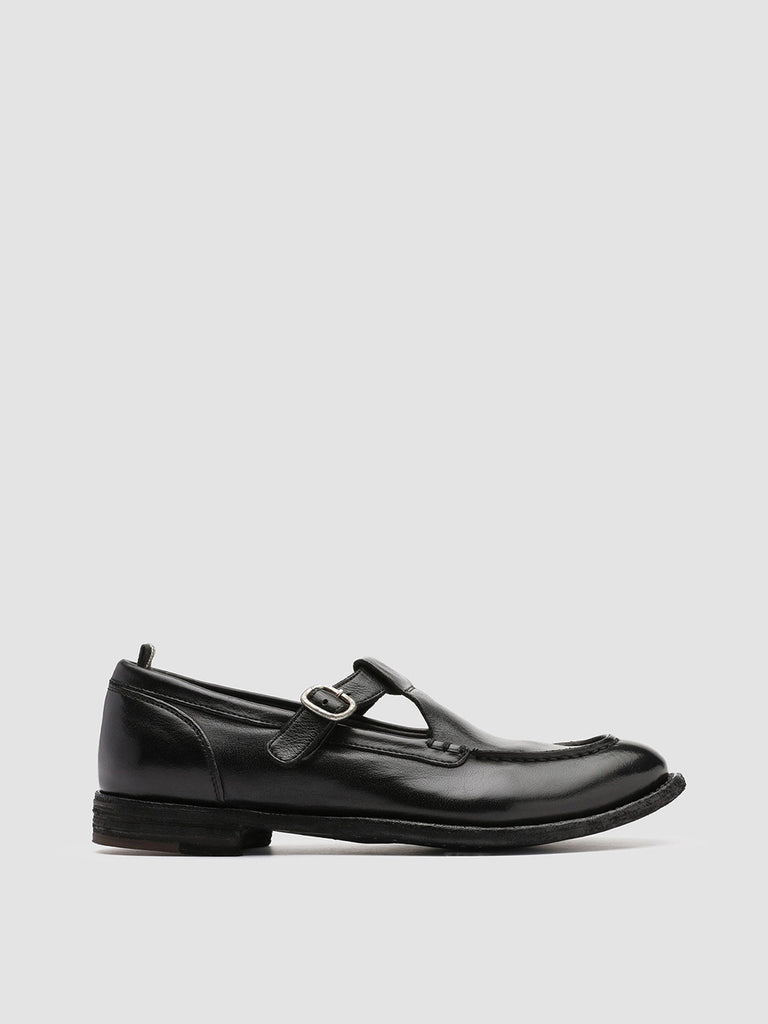 LEXIKON 532 Nero - Leather Penny Loafers