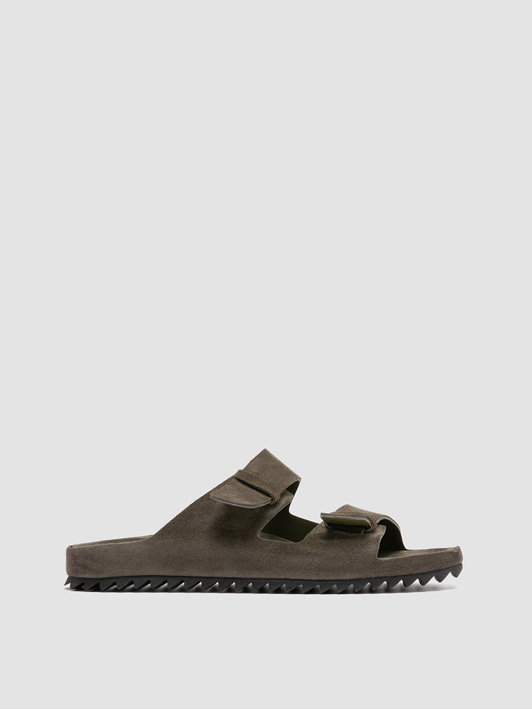 Mens Black Leather Sandals: AGORA' 002 – Officine Creative USA