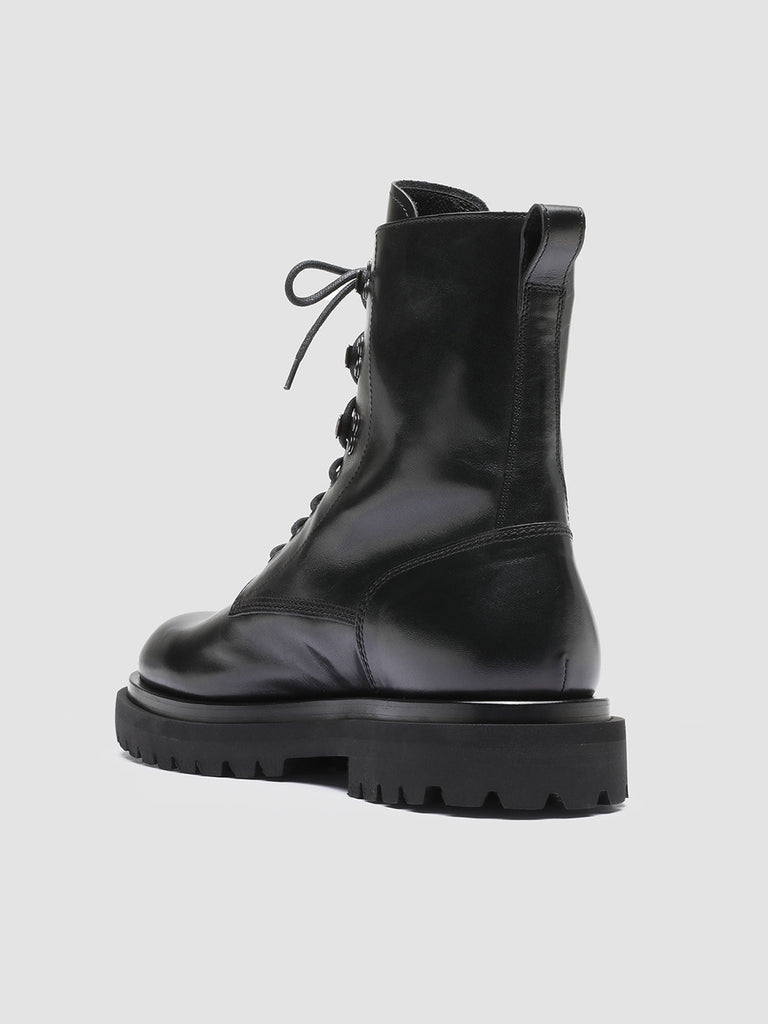 Mens Black Leather Boots ULTIMATE 003 – Officine Creative