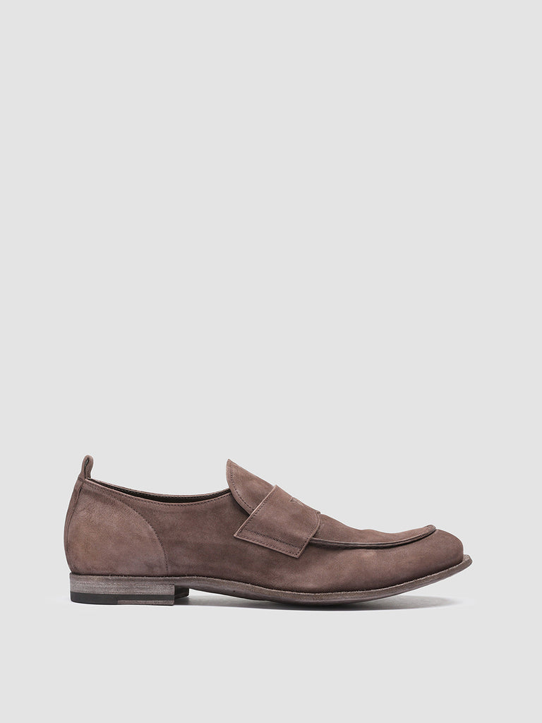 STEREO 007 Chocolate - Leather Penny Loafers