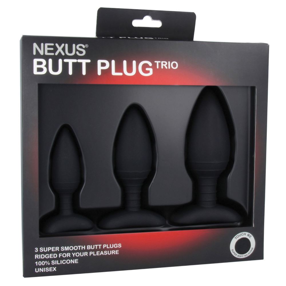 Nexus Butt Plug Trio 3 Silicone Plugs Set â€“ Love is Love