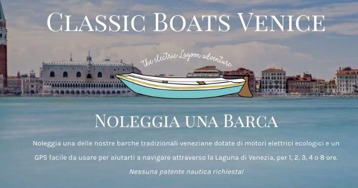 Classic Boats Venice sito web