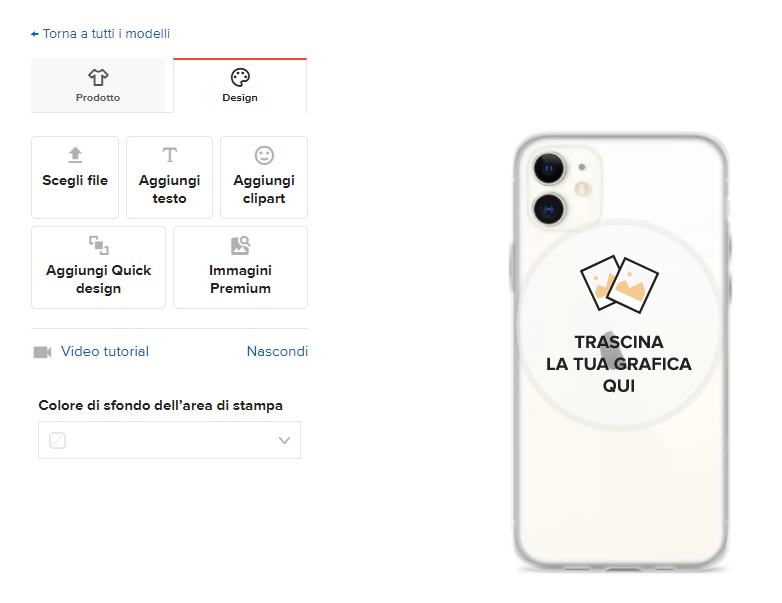 Vendere cover per smartphone con Printful