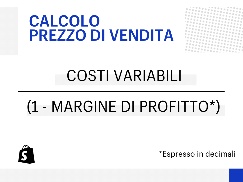 come calcolare il prezzo di listino: formula