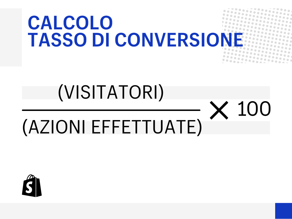 calcolo tasso di conversione