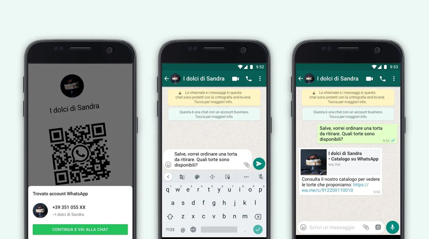 Come utilizzare Whatsapp Business - Esempio di codice QR