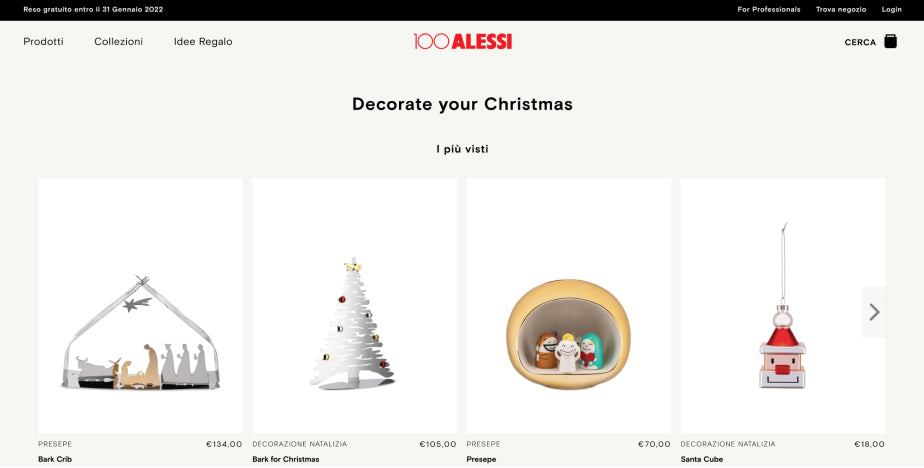 Collezione regali di Natale - Alessi