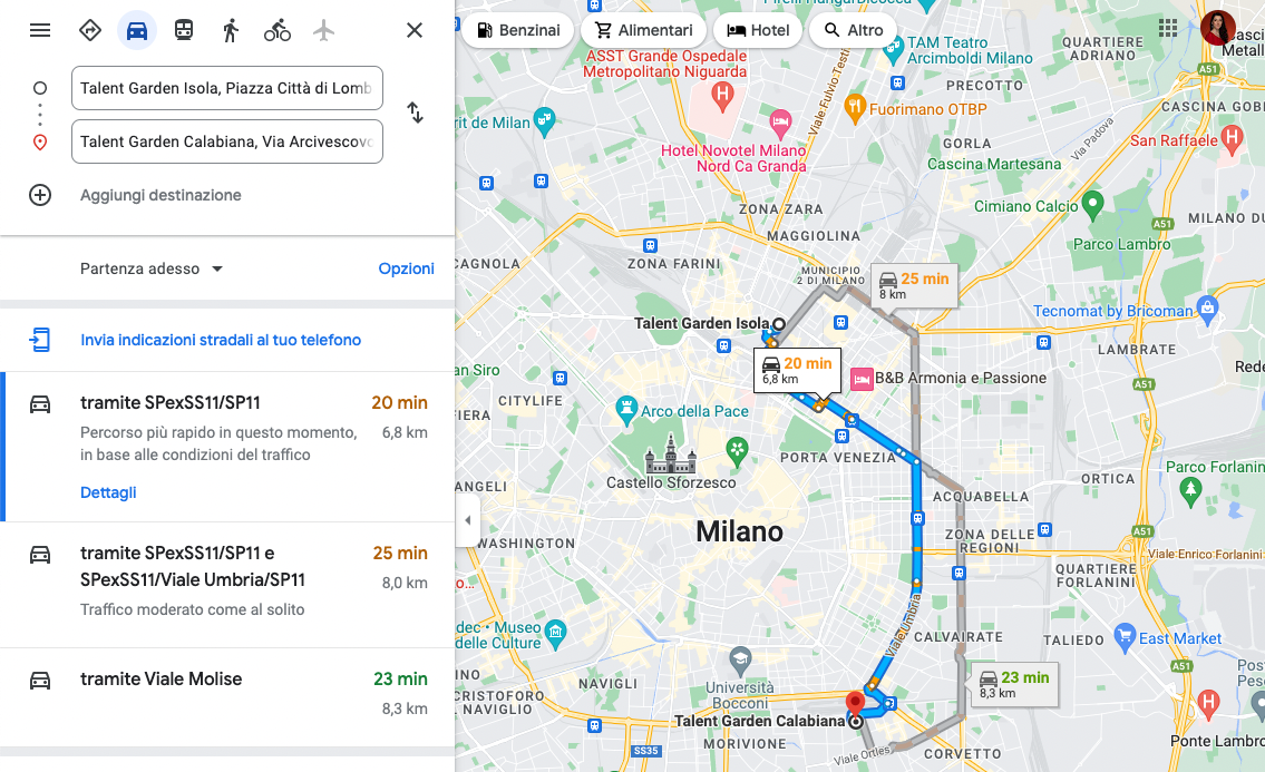 App per la produttività personale - Google Maps