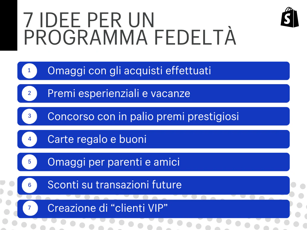 idee per programma fedeltà