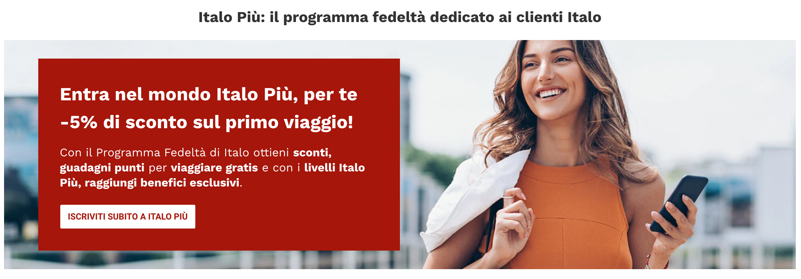 programma fedeltà italo