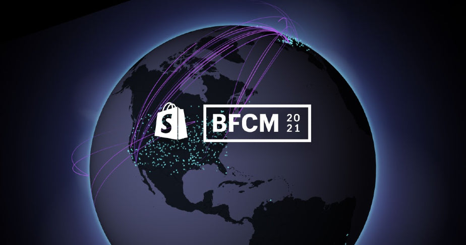 Mappa live delle vendite globali del BFCM in tempo reale