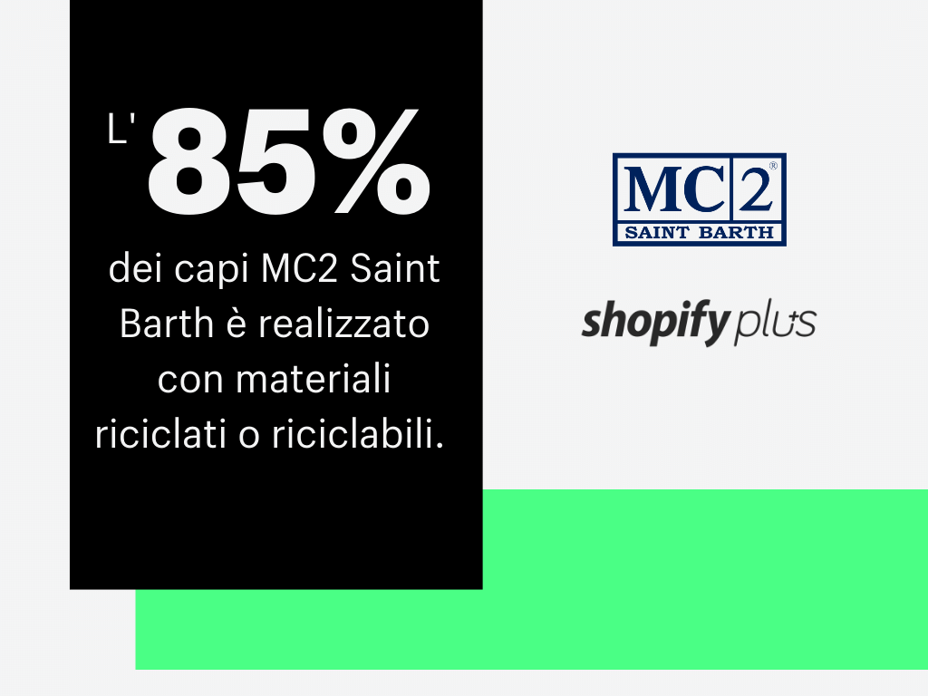 MC2 Saint Barth - 85% dei capi realizzato con materiali riciclati o riciclabili