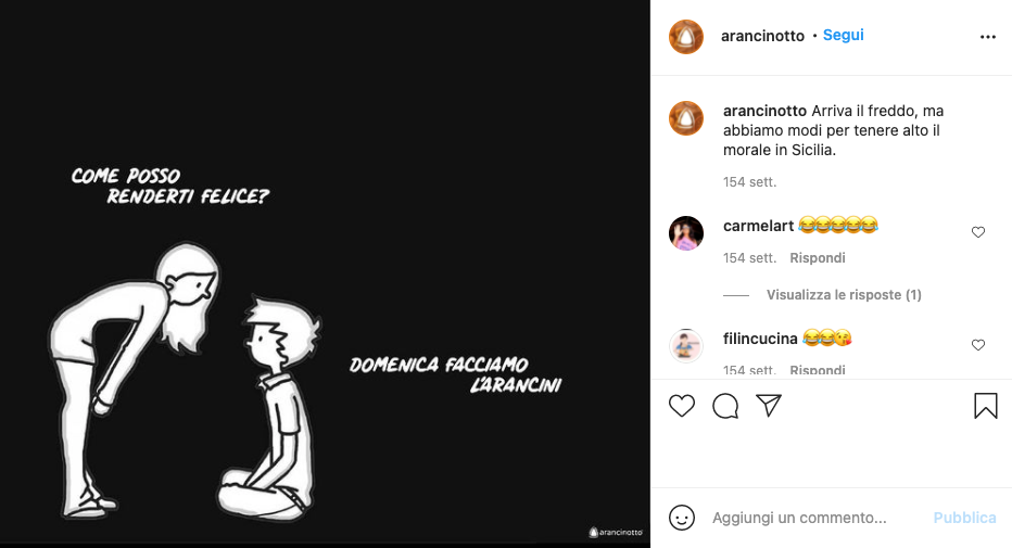 Post su Instagram: meme - Arancinotto