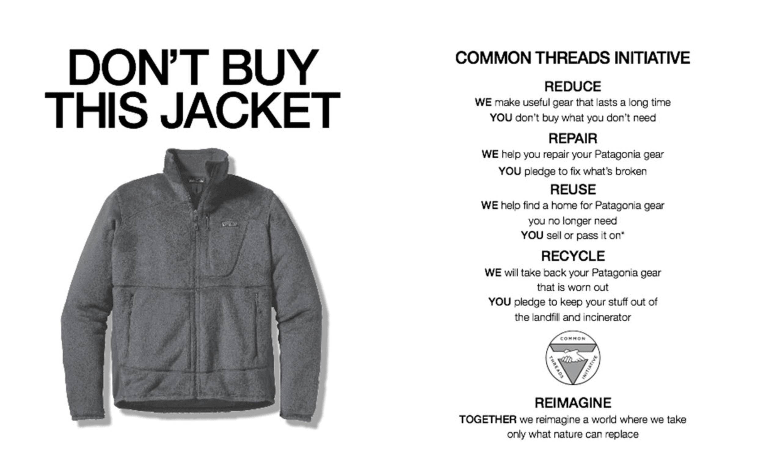 Patagonia - Don't buy this jacket