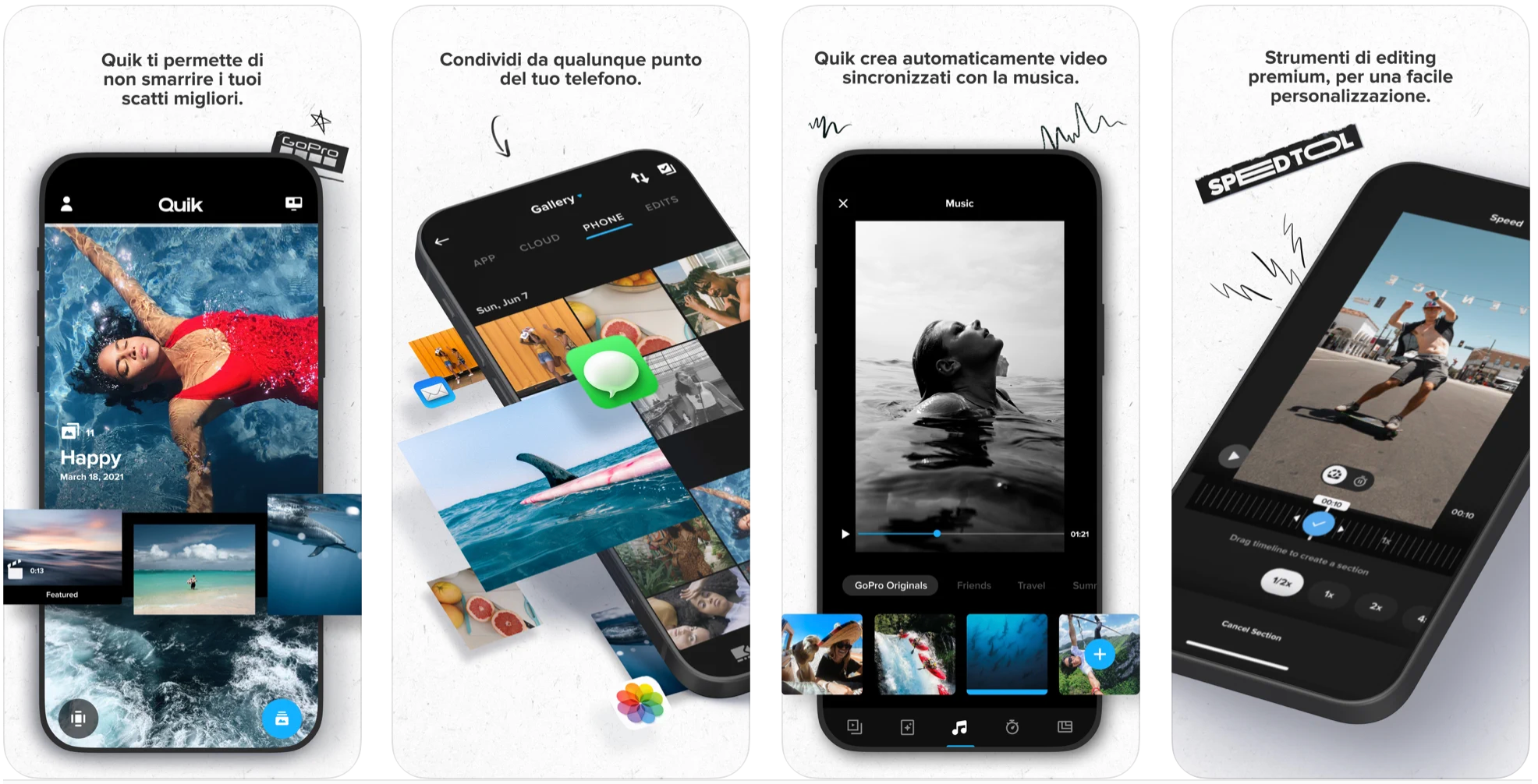 Migliori app Instagram per creare video - GoPro Quick
