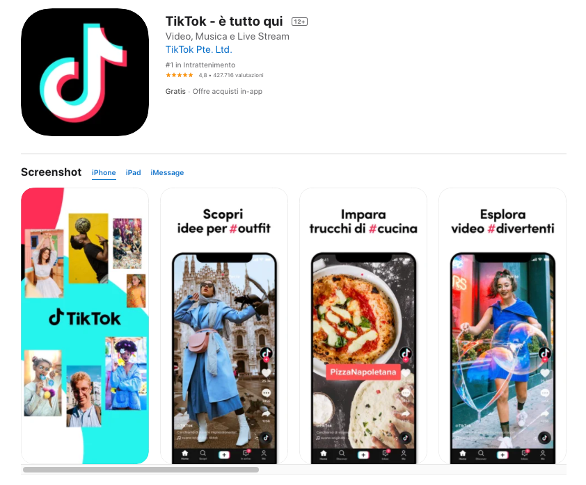 Scaricare l'app di TikTok