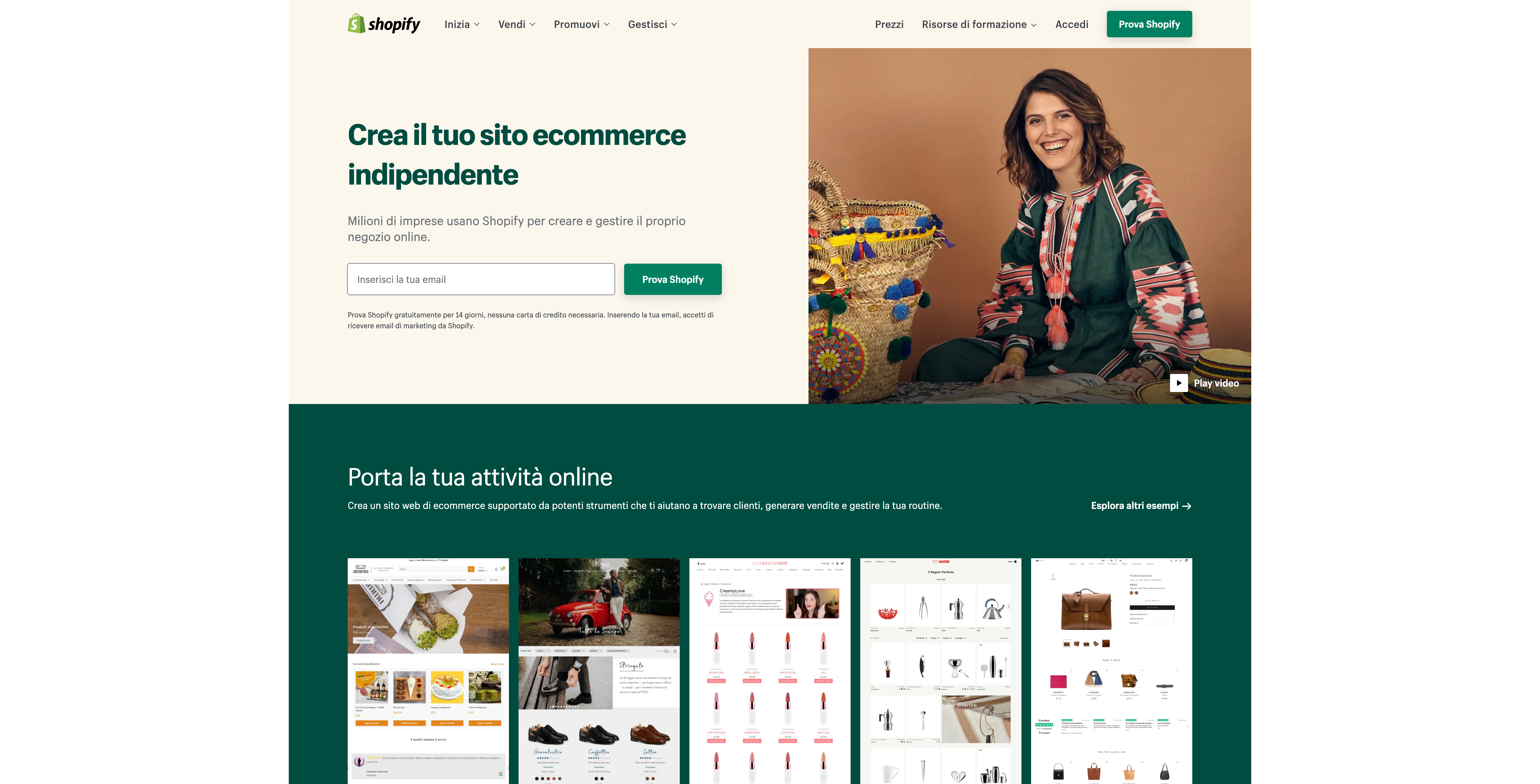 Vendere vino online con Shopify