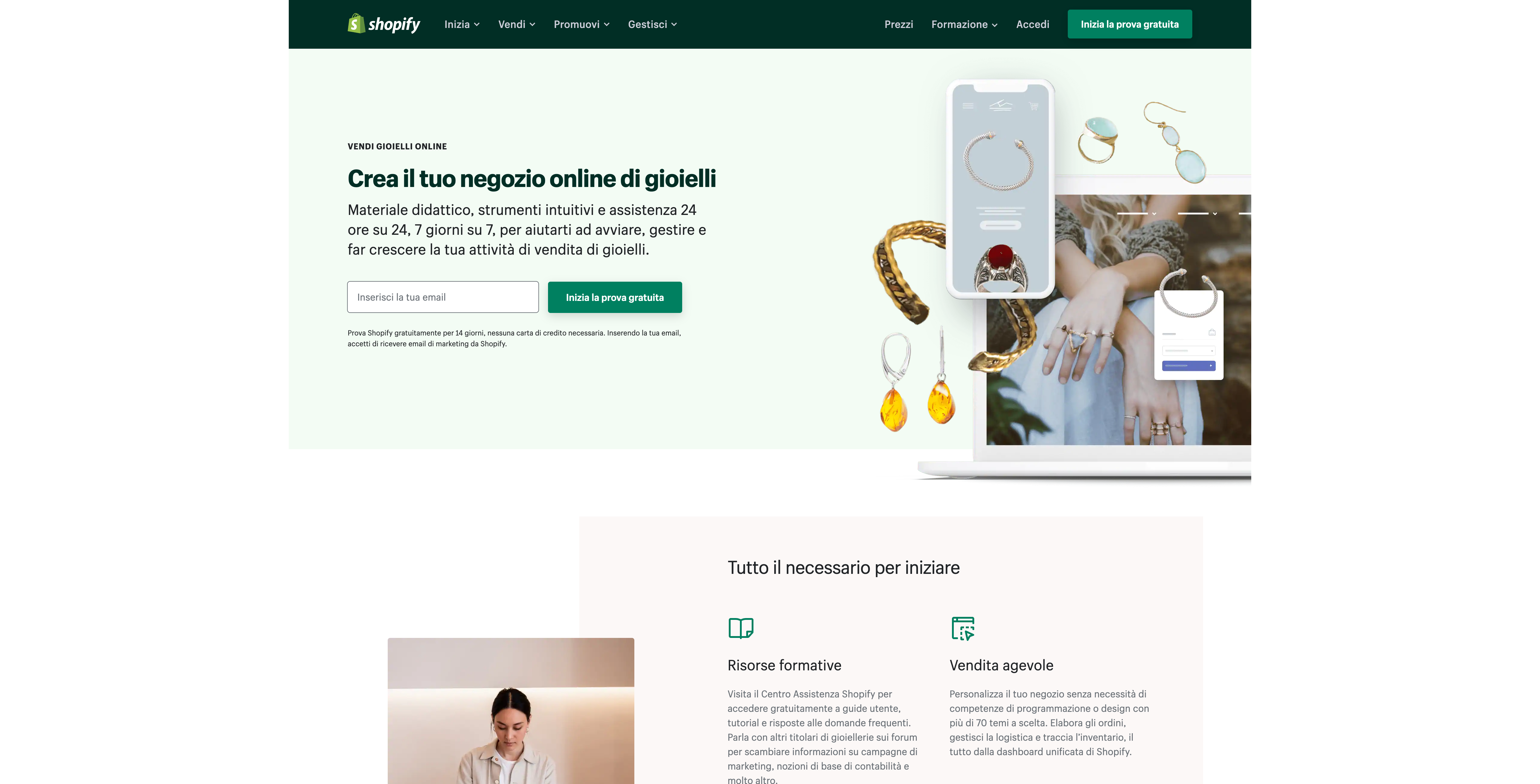 Negozio Shopify