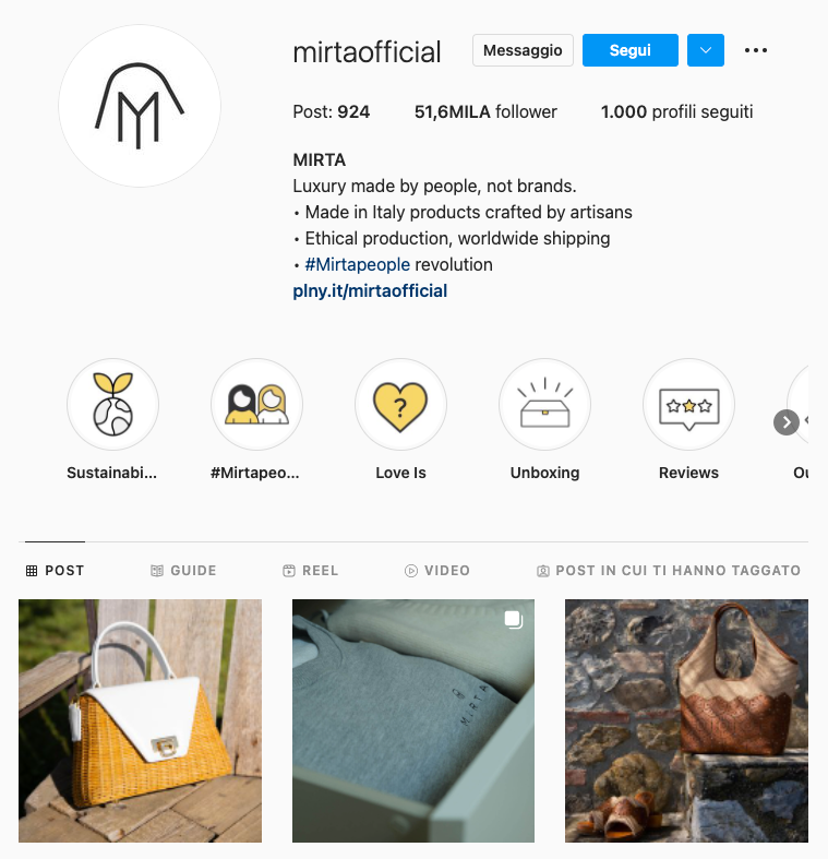 Social selling Mirta - Come vendere vestiti online
