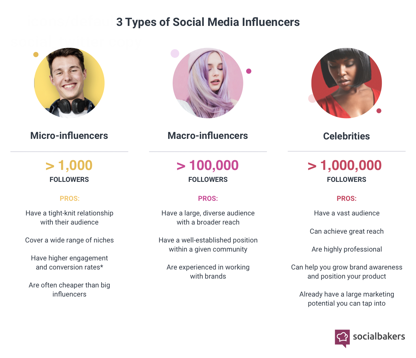 categorie influencer secondo Socialbaker