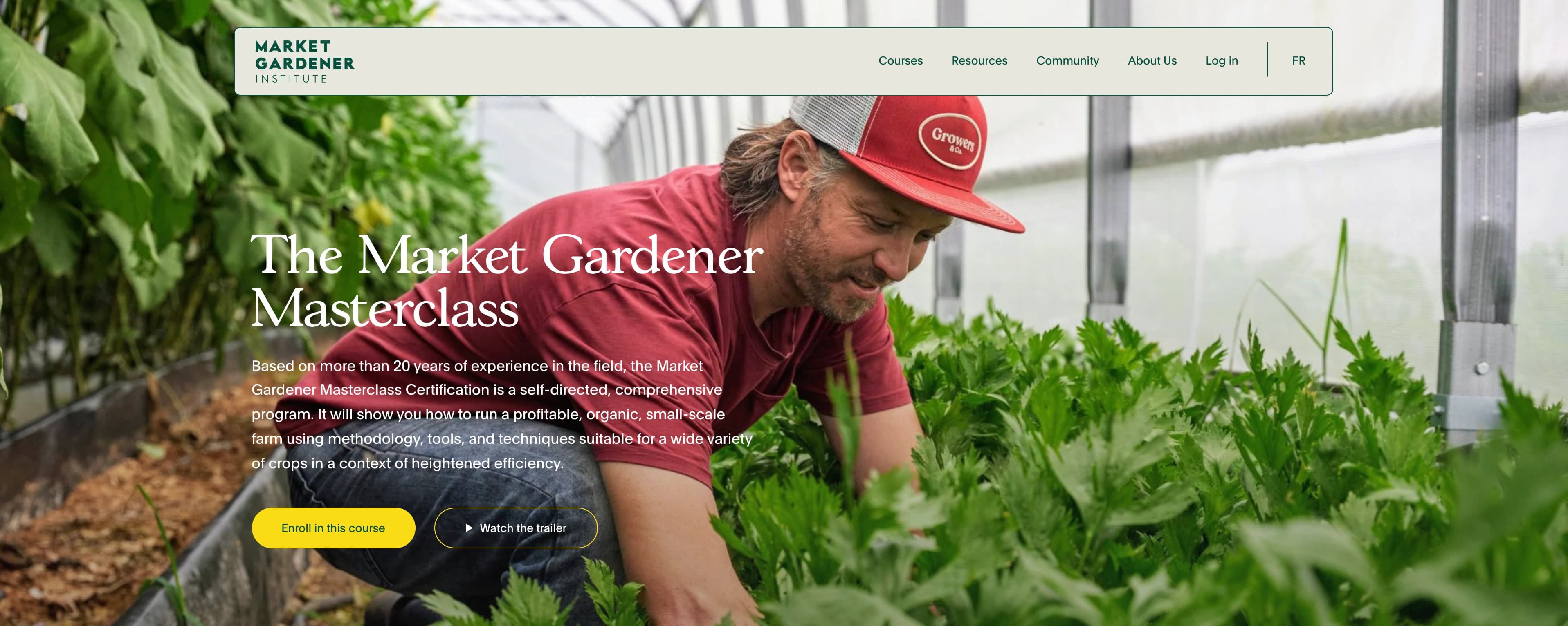 The Market Gardener - Corsi online esempio