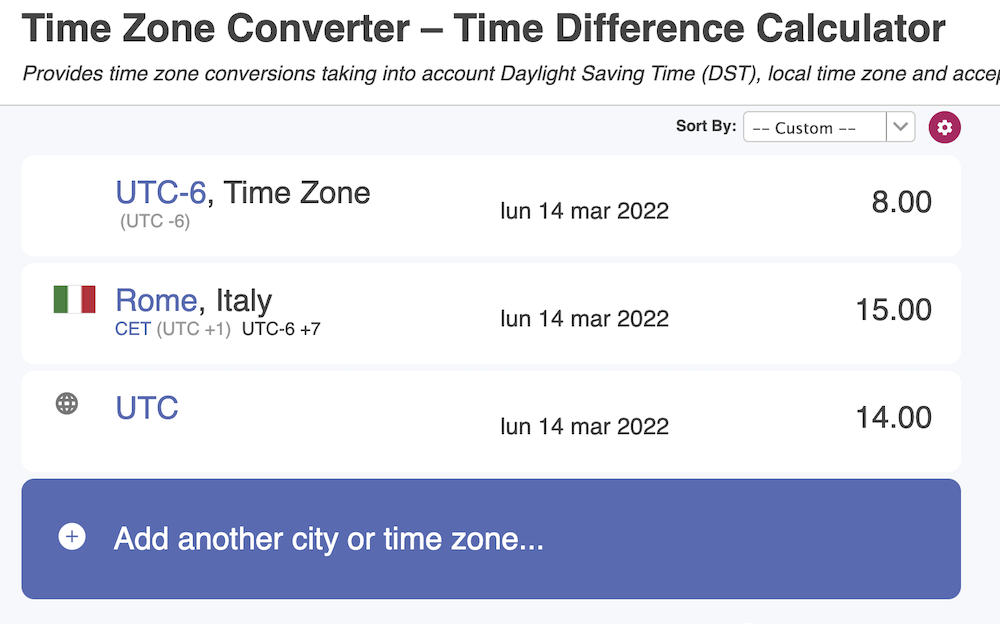 time converter