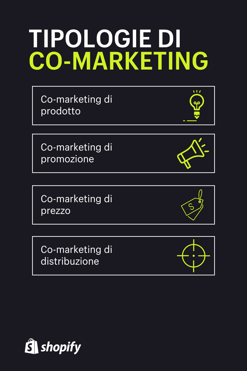 Tipologie di co-marketing