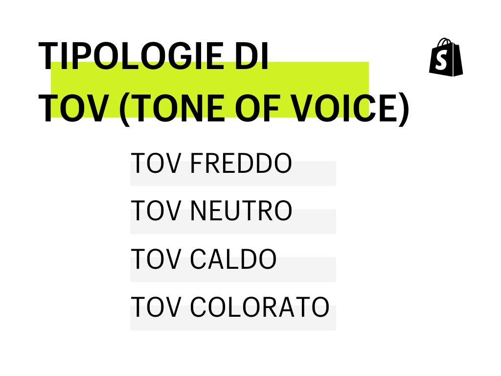 tipologie di tone of voice