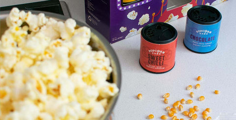 Popcorn Shed's popcorn seasoning kit: make your own low calorie popcorn at home