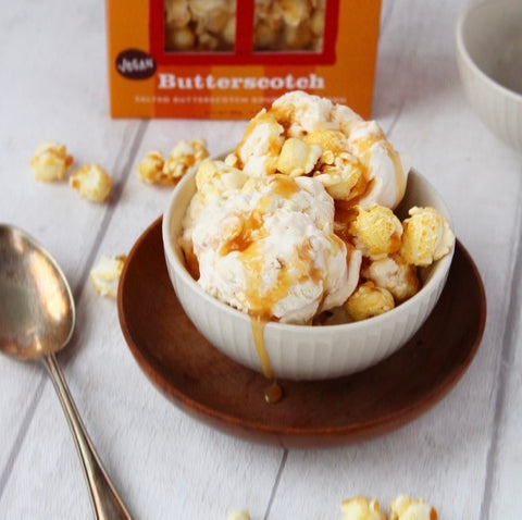 Butterscotch Popcorn Ice Cream