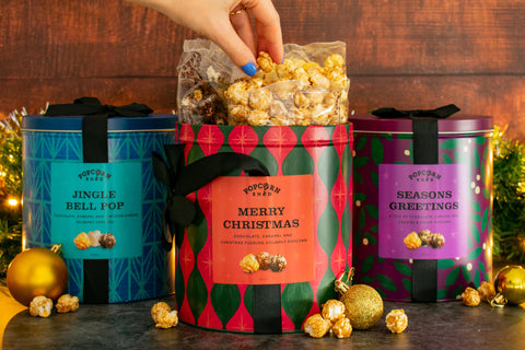 Popcorn Shed's Gourmet Popcorn Christmas Gift Tins