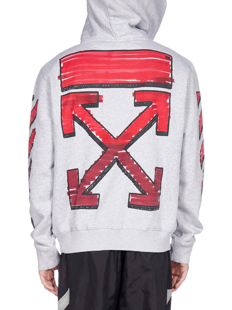 Off-White Marker Arrows Print Hoodie – Cettire