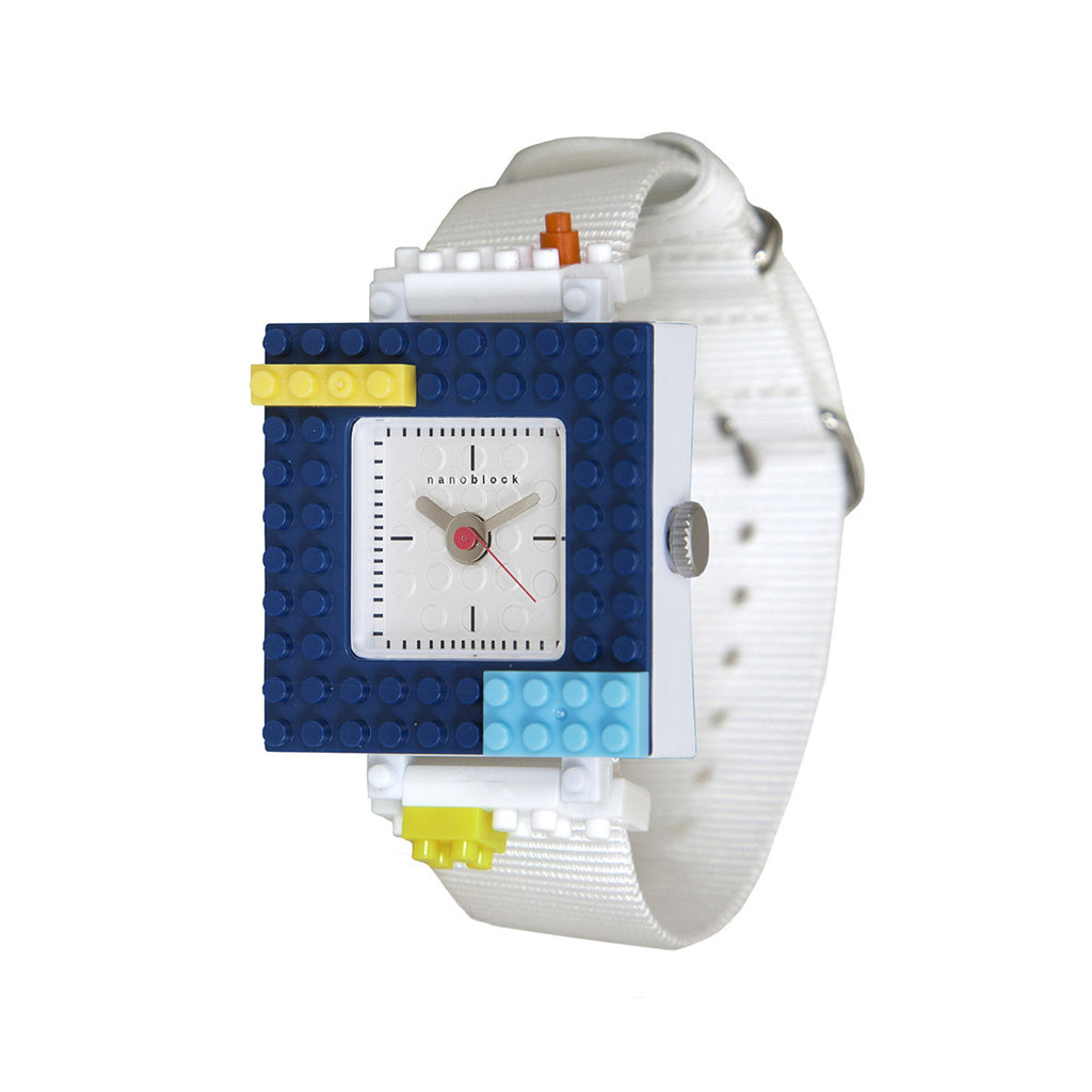 Nanoblocktime Nano Squared Watch - Navy | Nanoblocktime U.S.