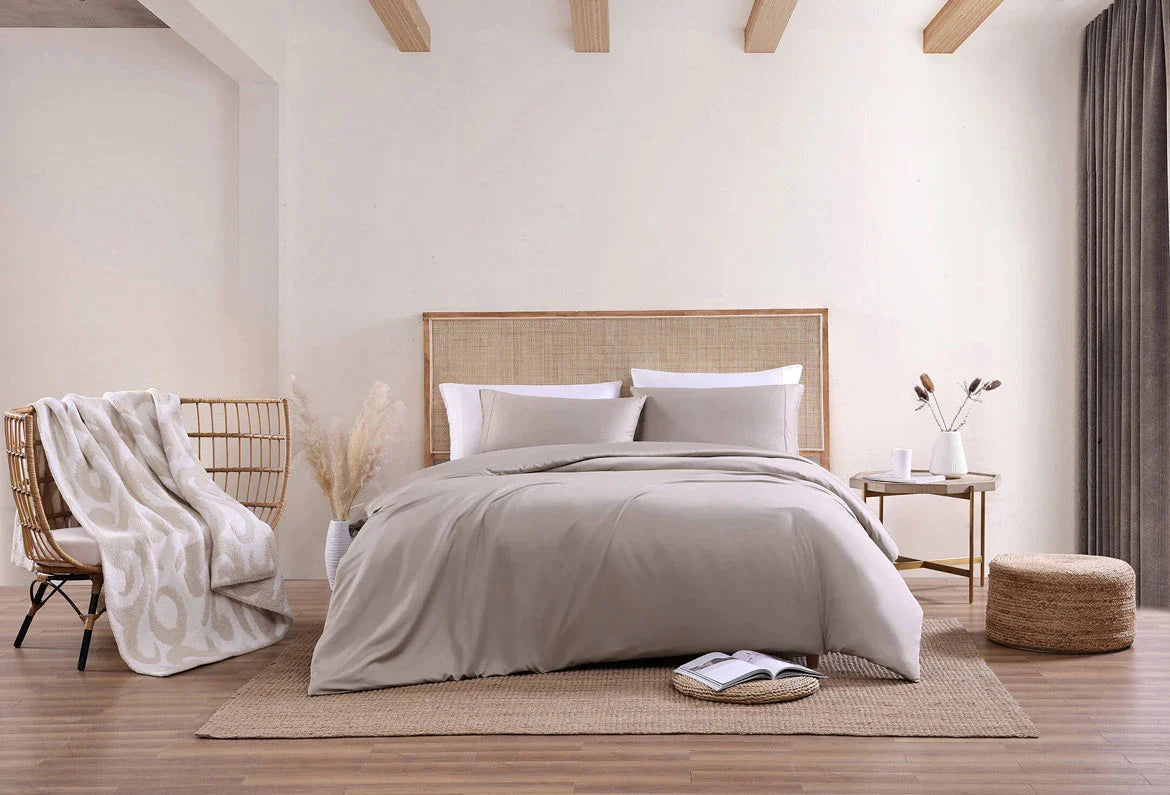 Natural Premium Bamboo Duvet Cover - Eight Sleep product image