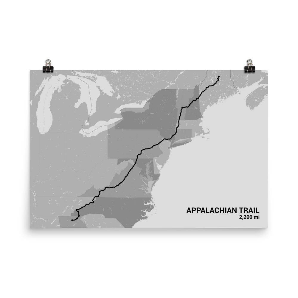 appalachian mountains map