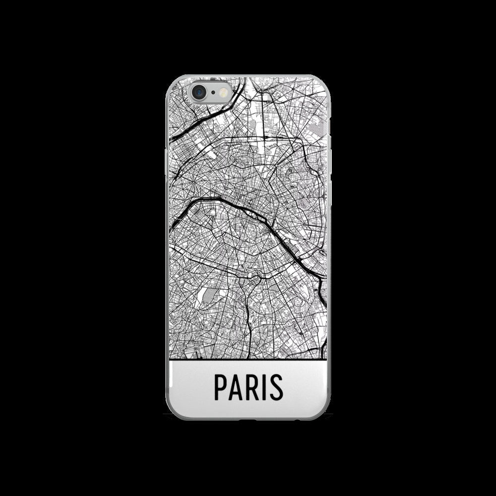 Probleem Regeneratie site Paris iPhone 5, 6 or 7 Case|Cool Phone Covers by Modern Map Art