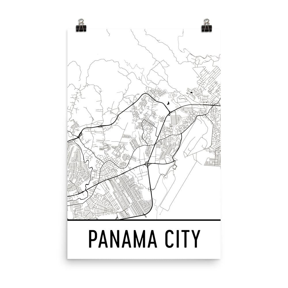 Street Map Of Panama City Panama 7902