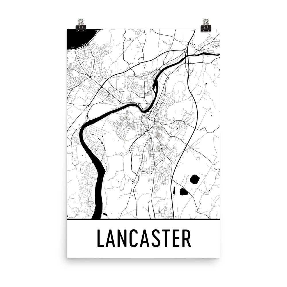 Lancaster UK Street Map Poster Wall Print By Modern Map Art   Il Fullxfull.1082231504 Ccci 2048x2048 