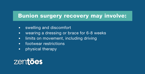 bunion surgery recovery