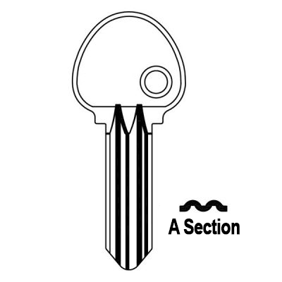 'A' Section Ingersoll Key