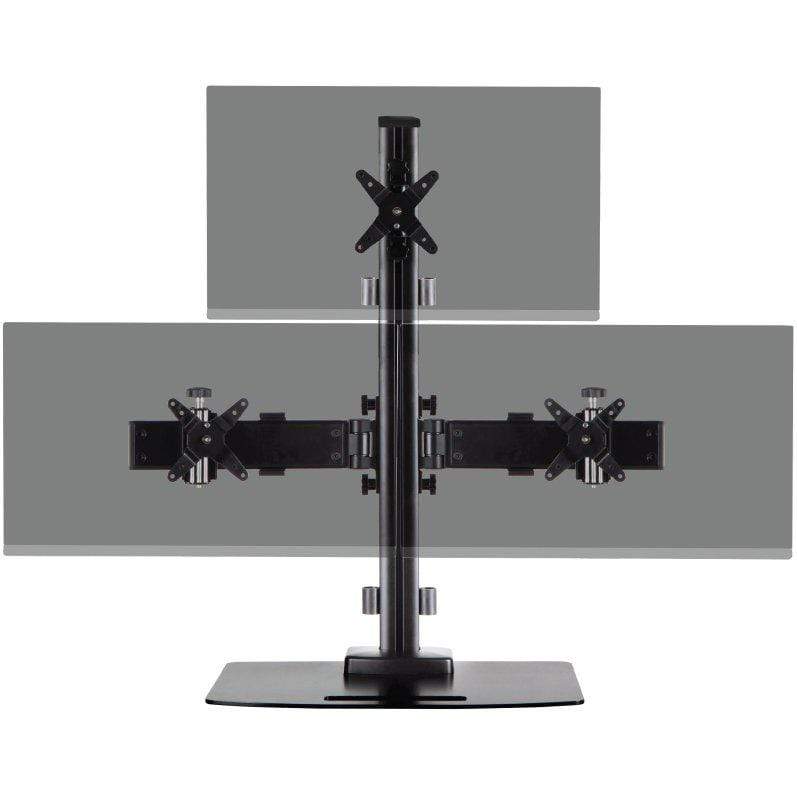 Ergotech Triple 1x2 Monitor Desk Stand 130 Series Jestik Inc