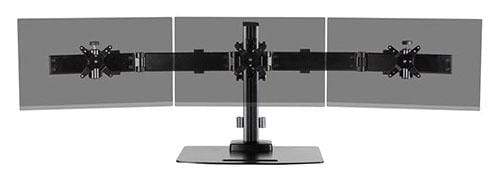 Ergotech Triple Monitor Horizontal Desk Stand 130 Series Jestik