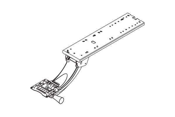 Height & Angle Footrest - Workrite Workcenter Accessory