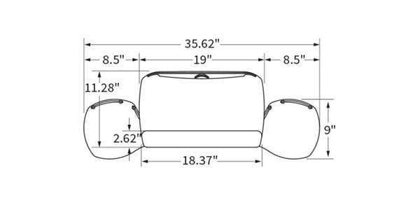 Workrite Height & Angle Footrest - 215-WIDE