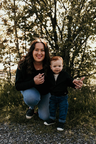 Meaghan and her son Grayson