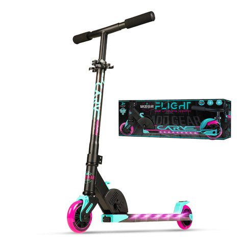 light up scooter pink