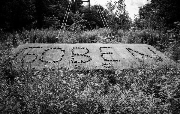 Goben sign made of rocks along the Long Trail